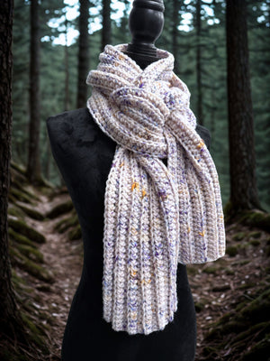 Sunday Stroll Crochet Scarf Scarves by Mountaintop Yarn