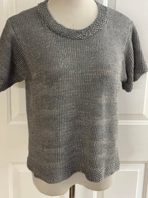 Twilight Hollow Knit Tee Digital Pattern detail view 2 by Mountaintop Yarn