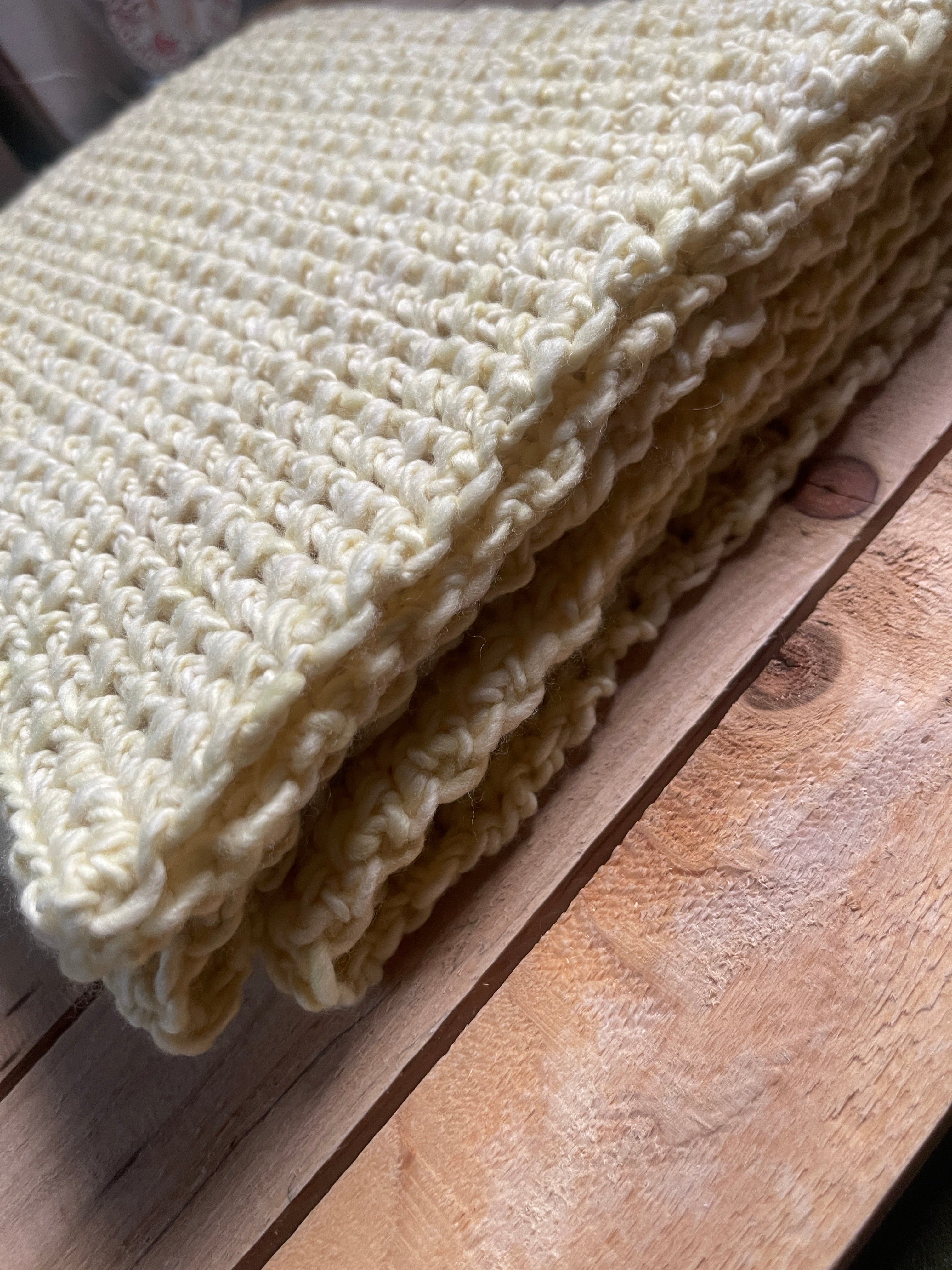 Woodland Whisper Scarf Crochet Pattern detail view 2 by Mountaintop Yarn