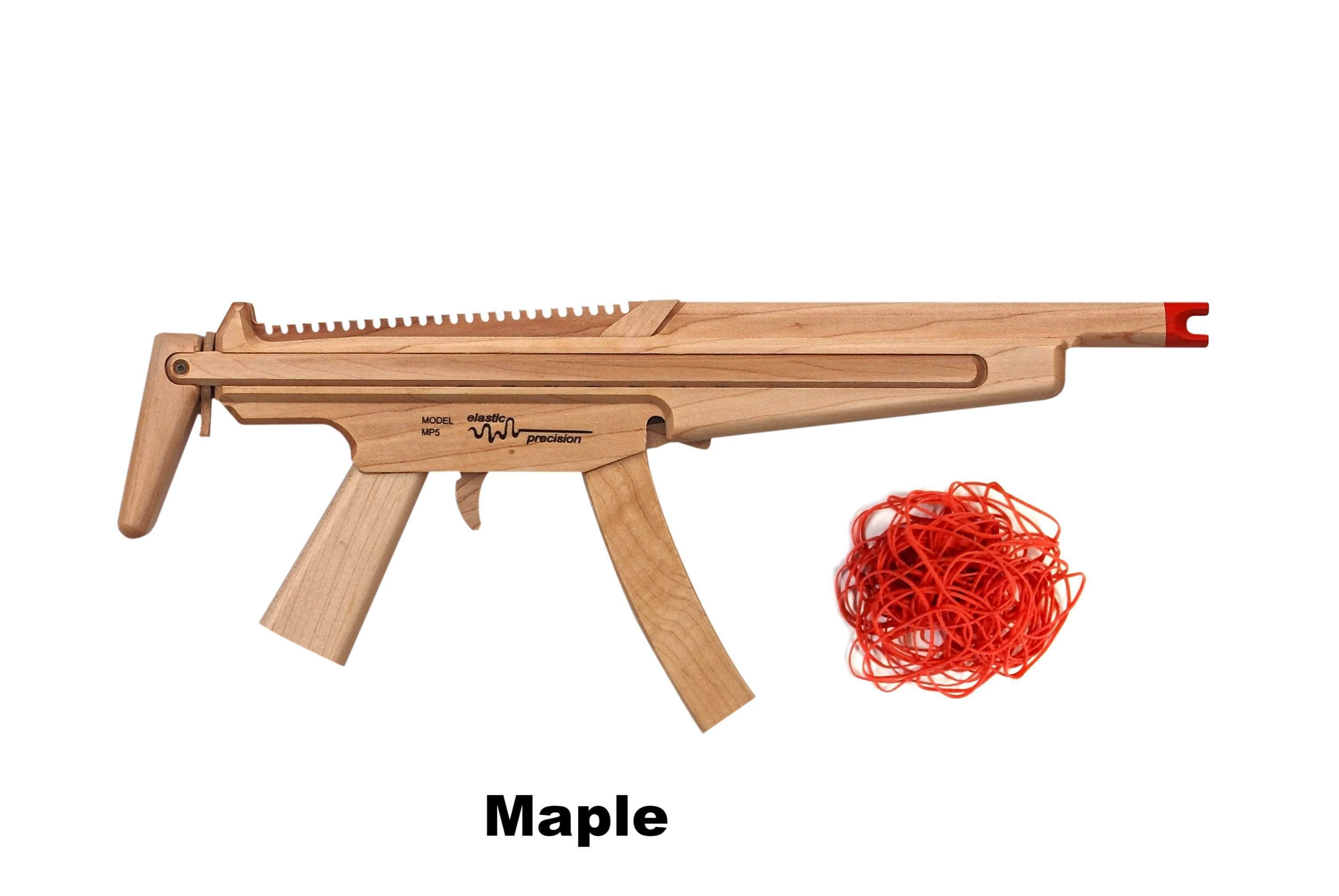 Model MP5 Rubber Band Machine Gun with Sliding Stock by Elastic Precision, Southern food gift main product photo