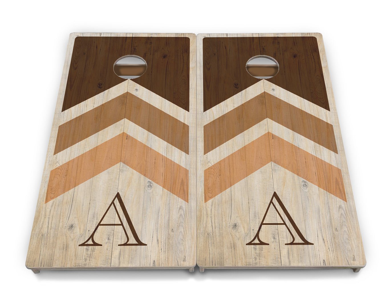 Natural Wedding Arrows - Cornhole Boards - Tournament Series
