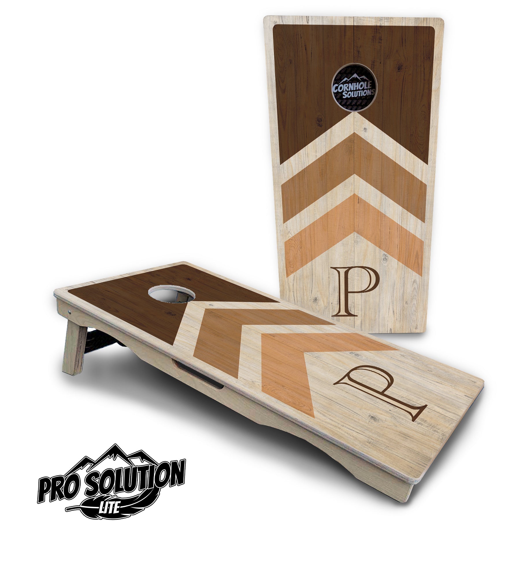 Natural Wedding Arrows - Cornhole Boards - Pro Lite Series