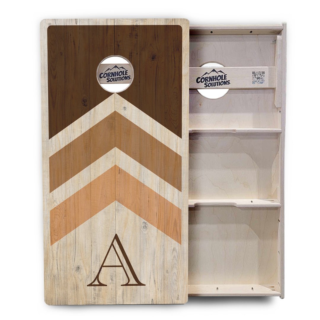 Natural Wedding Arrows - Cornhole Boards - Tournament Series