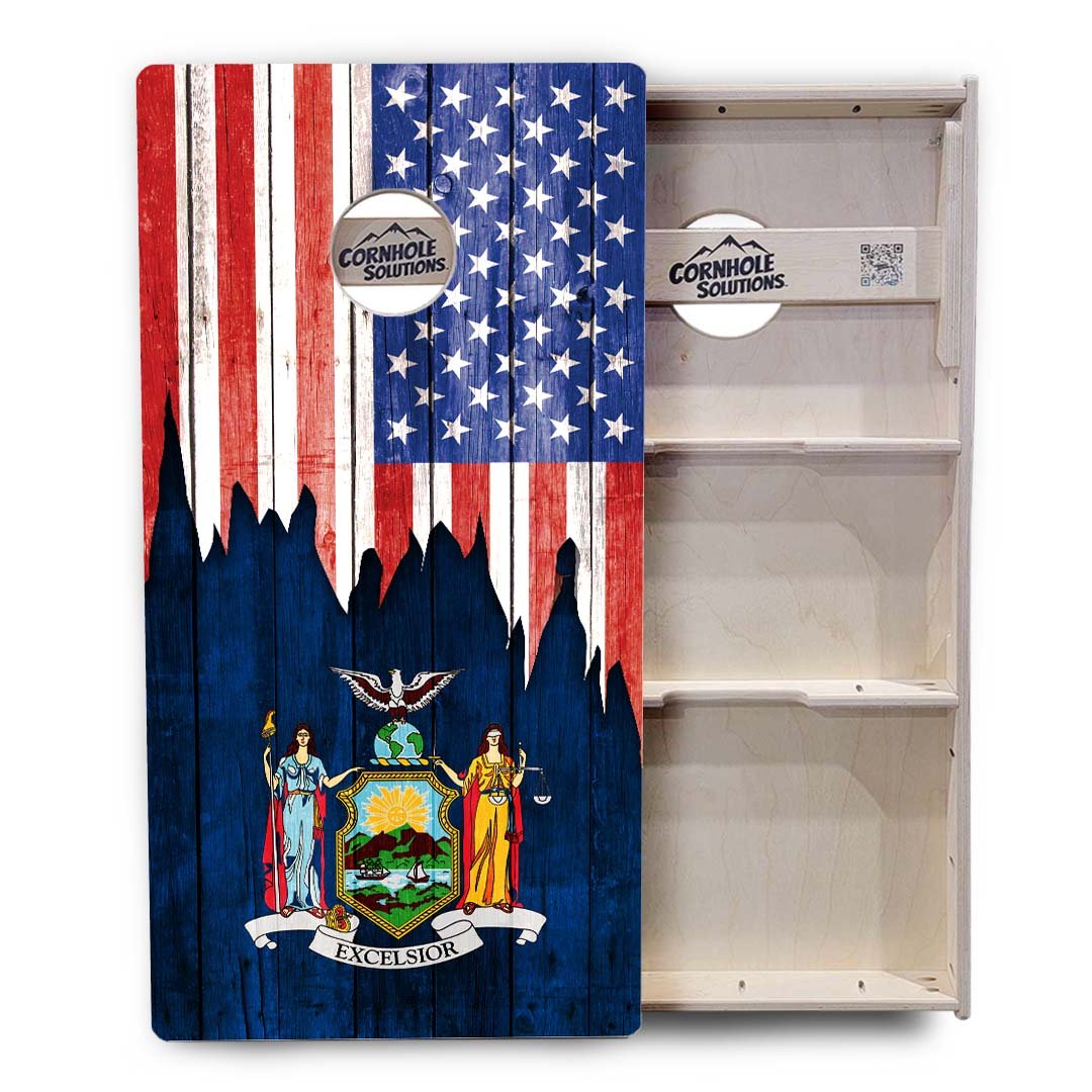 State Flags New Mexico to South Carolina Cornhole Boards - Professional Tournament Series