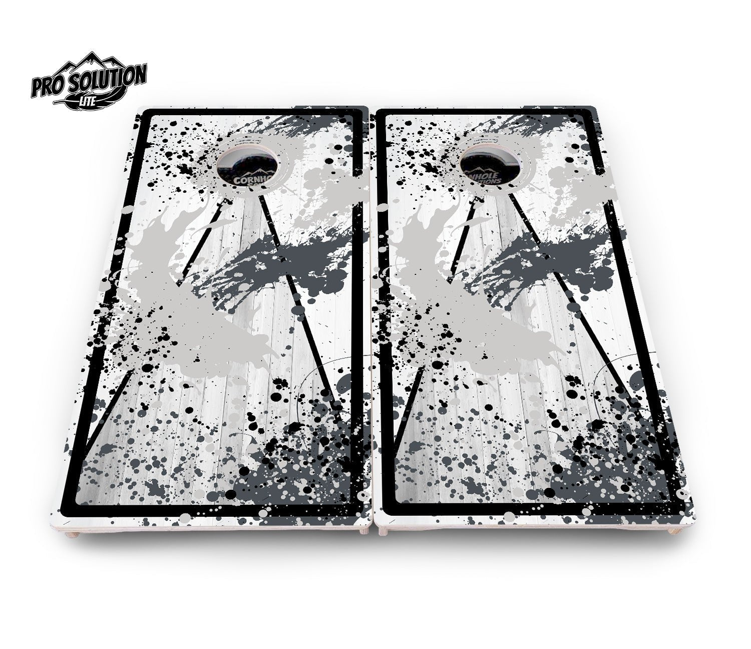 Paint Splatter Cornhole Boards - Pro Solution Lite Series