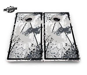 Paint Splatter Cornhole Boards - Pro Solution Lite Series