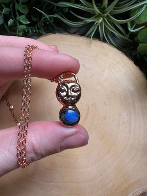 Nova- Labradorite Goddess Necklace by Copper Ashes