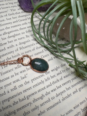 Ocean Jasper Necklace detail view by Copper Ashes