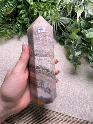 Ocean Jasper Tower detail view by Copper Ashes