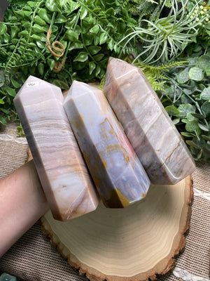 Ocean Jasper Tower detail view by Copper Ashes