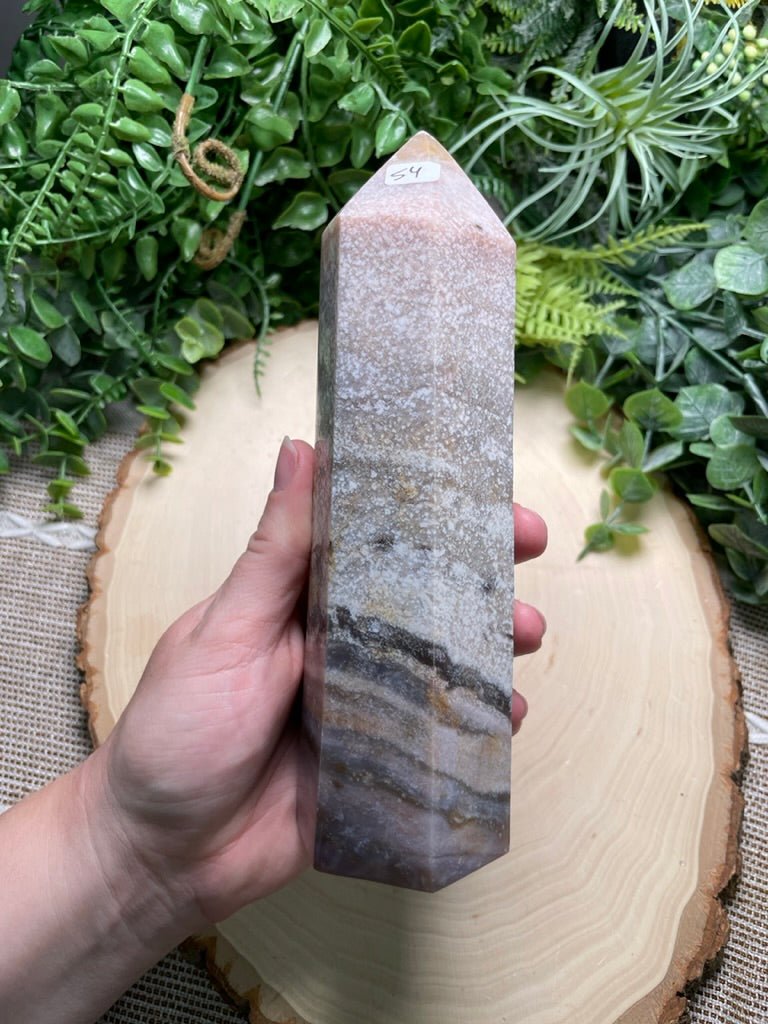 Ocean Jasper Tower detail view by Copper Ashes