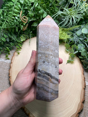 Ocean Jasper Tower detail view by Copper Ashes