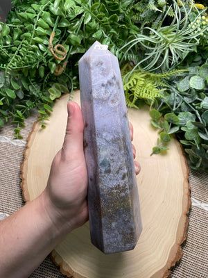 Ocean Jasper Tower detail view by Copper Ashes