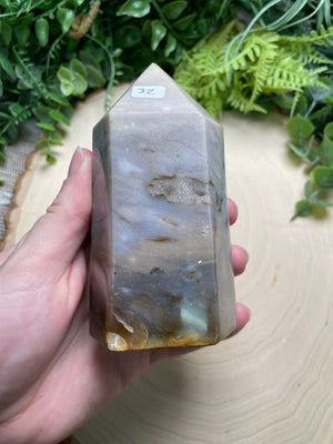 Ocean Jasper Tower detail view by Copper Ashes