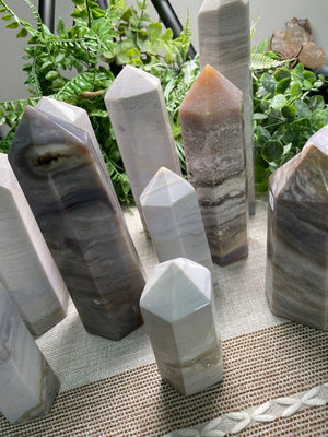 Ocean Jasper Tower detail view by Copper Ashes