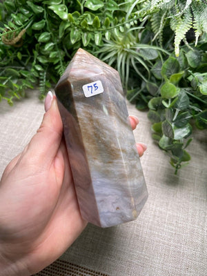 Ocean Jasper Tower detail view by Copper Ashes