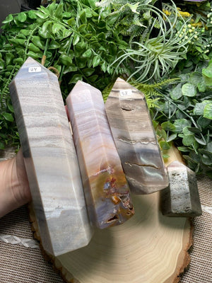 Ocean Jasper Tower detail view by Copper Ashes