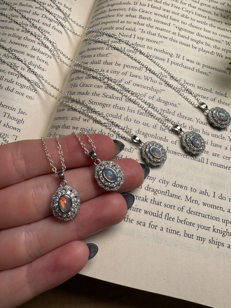 Opal Necklace by Copper Ashes