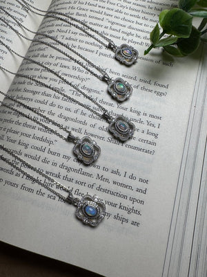Opal Necklace Adjustable by Copper Ashes