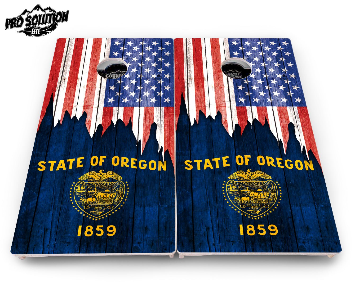 State Flag Designs New Mexico to South Carolina Cornhole Boards - Pro Solution Lite Series