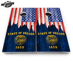State Flag Designs New Mexico to South Carolina Cornhole Boards - Pro Solution Lite Series