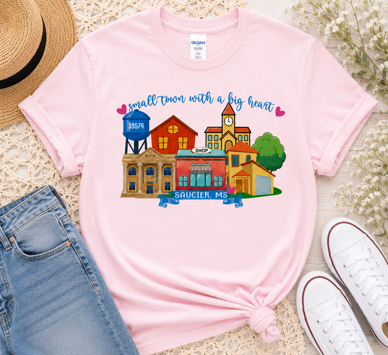 Custom ZIP Code Hometown Graphic Tee