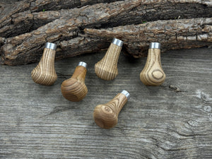 Palm Grip Handles for Wood Carving Tools (Set of 5), 6 cm (2.36 in) detail view by Sharky Forged Steel Tools
