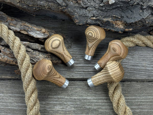Palm Grip Handles for Wood Carving Tools (Set of 5), 6 cm (2.36 in) detail view by Sharky Forged Steel Tools