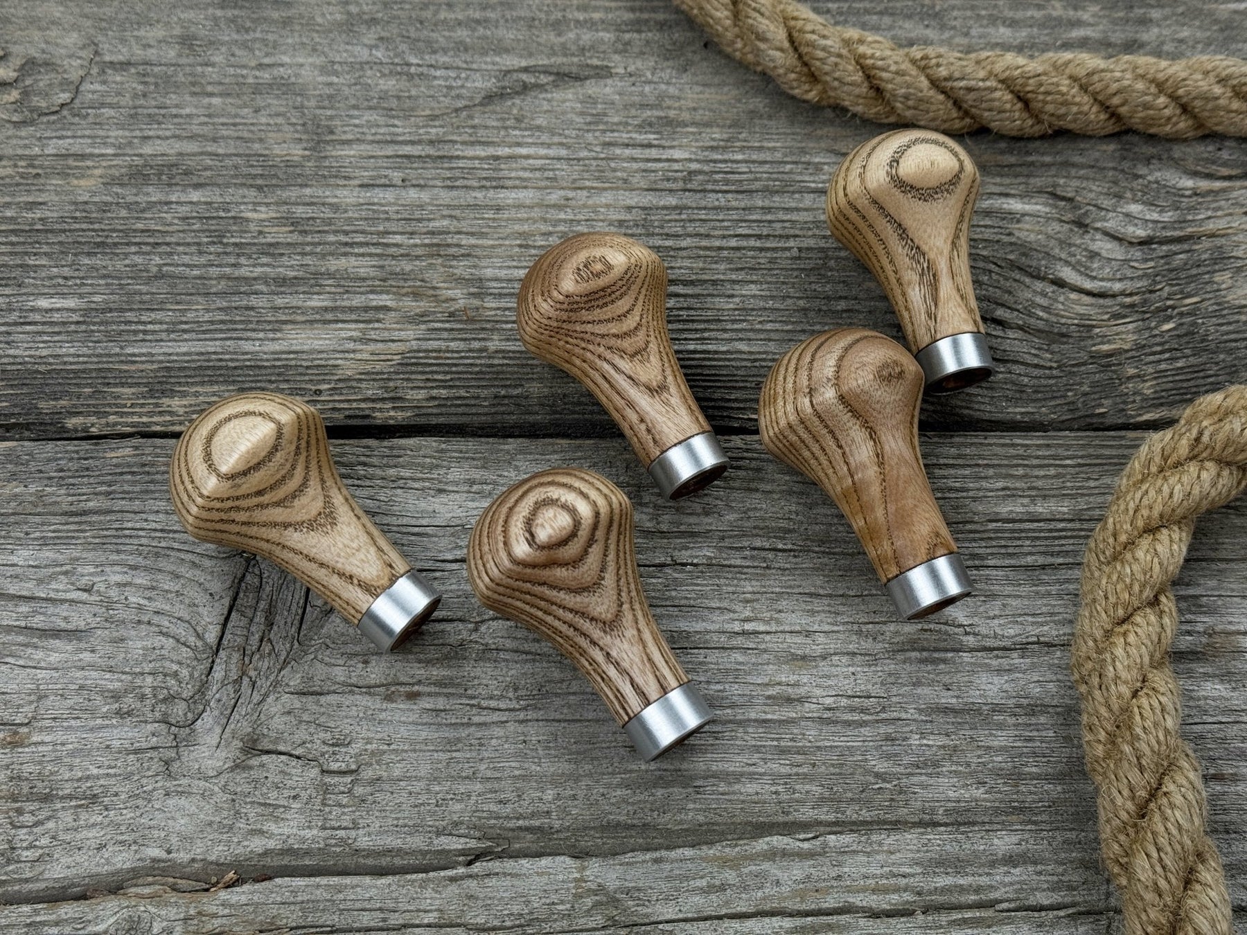 Palm Grip Handles for Wood Carving Tools (Set of 5), 6 cm (2.36 in) by Sharky Forged Steel Tools