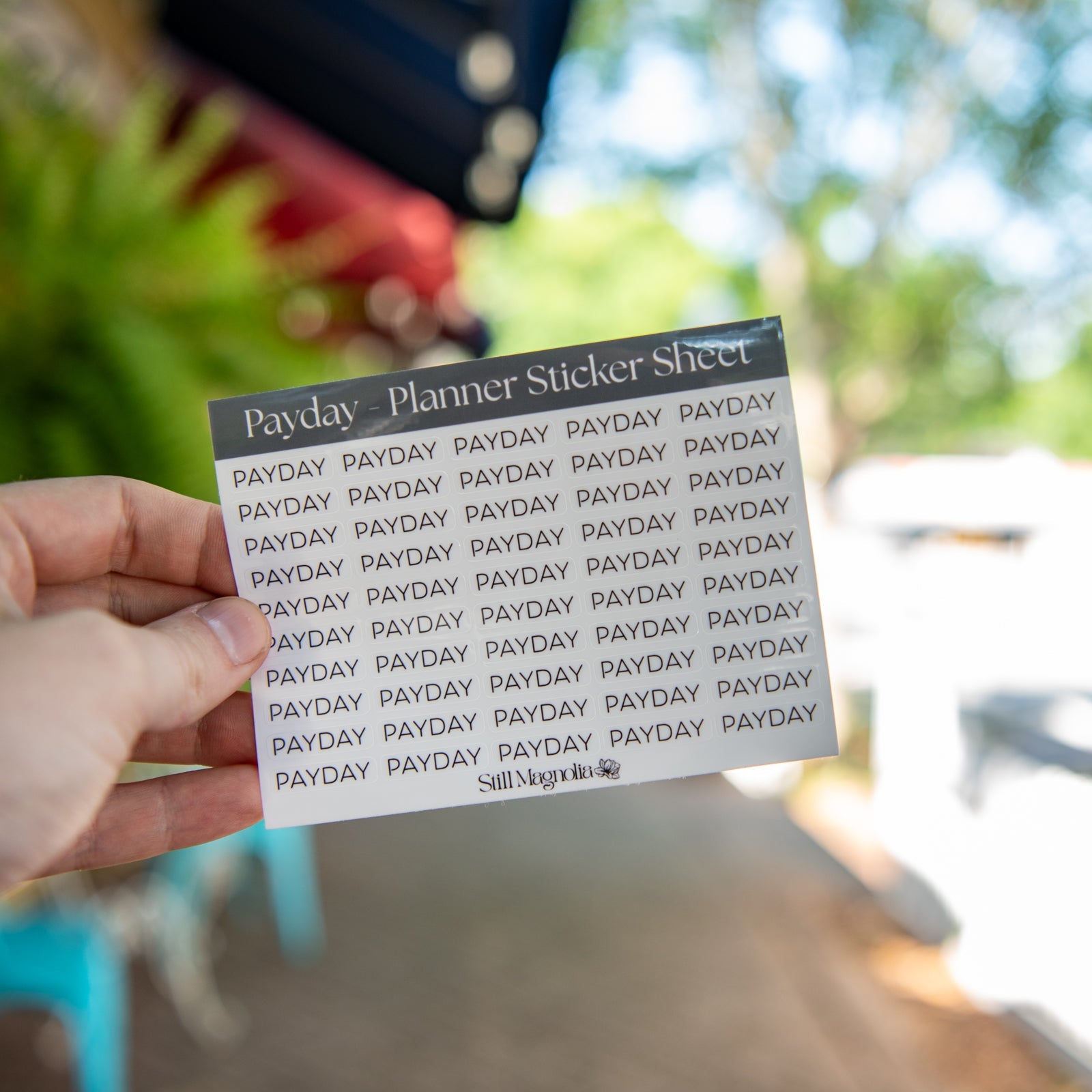 Payday - Planner Sticker Sheet by Still Magnolia, vinyl decal main product photo