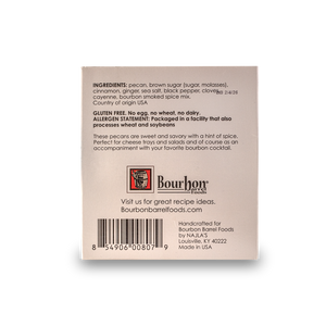 Bourbon Barrel Foods Bourbon Smoked Pecans detail view by Bourbon Barrel Foods