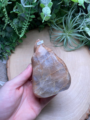 Peach Moonstone Flame by Copper Ashes