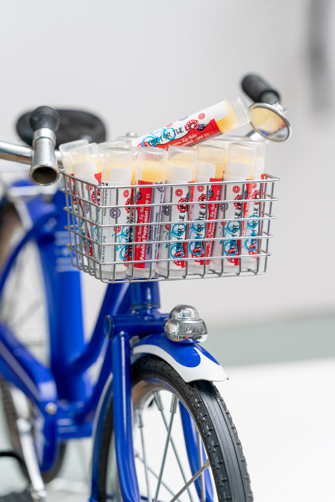 Pedaling Peppermint Spf 15 Lube For The Lips™ by Essential Journeys, Southern food gift detail photo 8