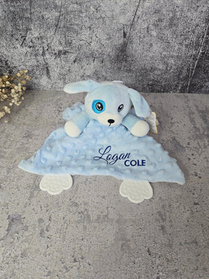 Personalized Baby Lovey detail view by EverLee Creations