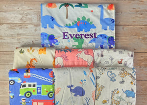 Personalized Baby/Toddler Blanket detail view by EverLee Creations