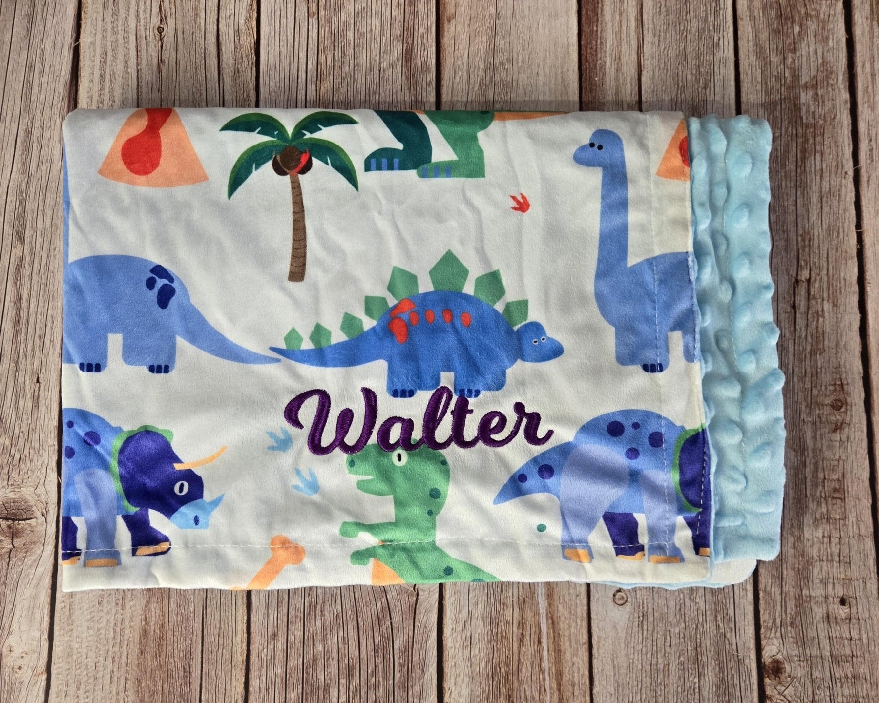 Personalized Baby/Toddler Blanket detail view by EverLee Creations