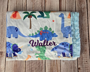 Personalized Baby/Toddler Blanket detail view by EverLee Creations