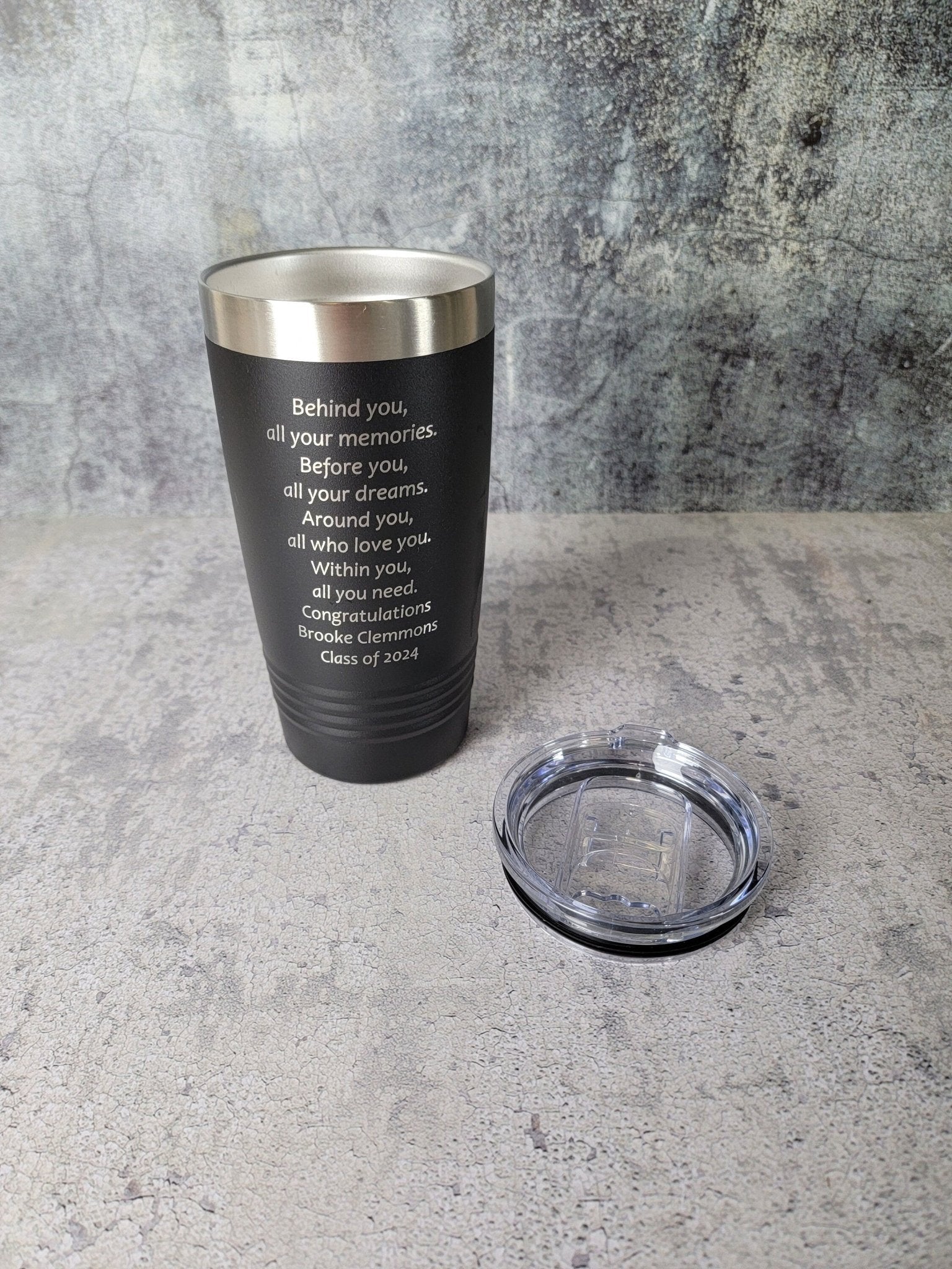 2026 Personalized Graduation Tumbler detail view by EverLee Creations