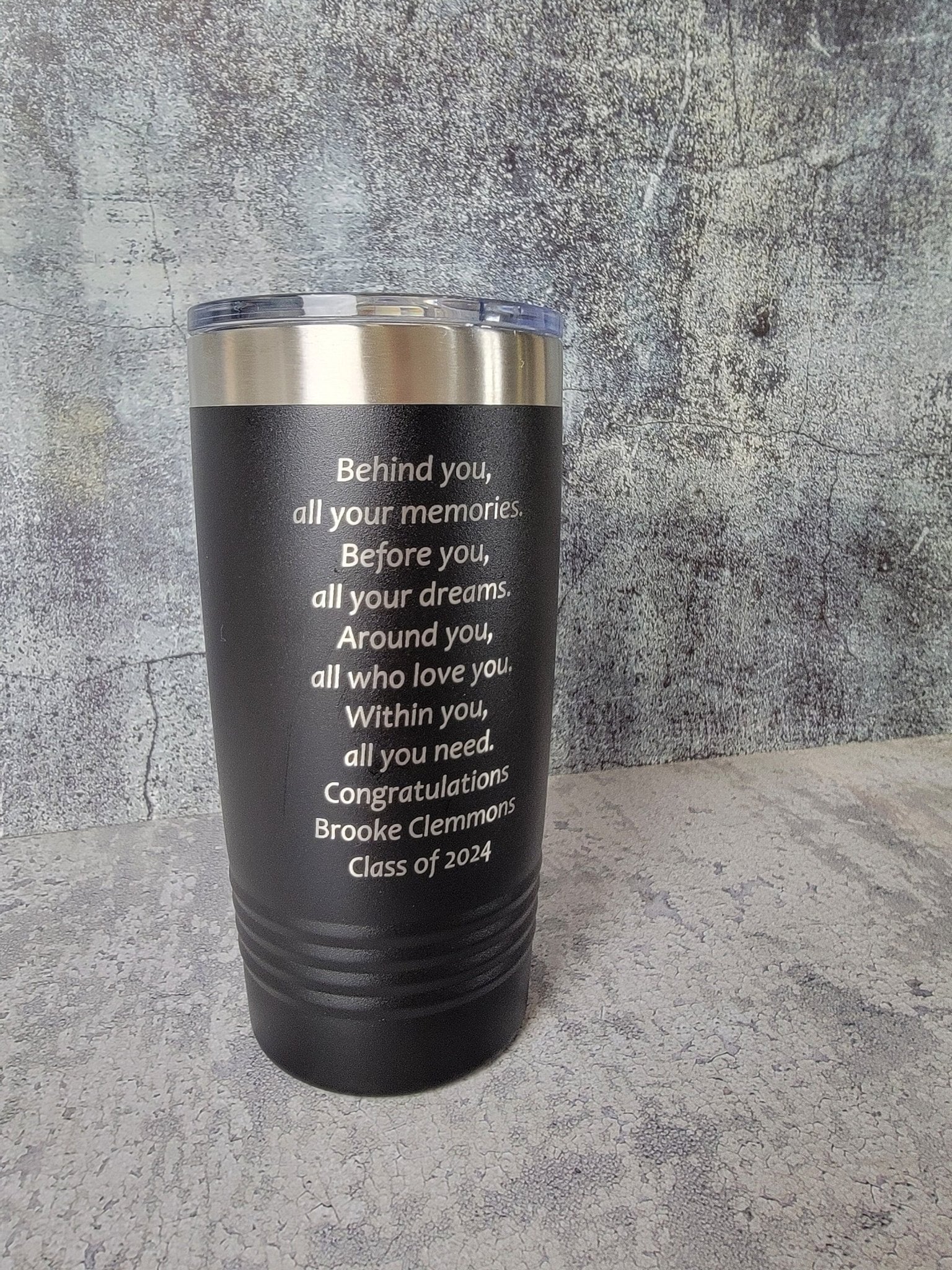 2026 Personalized Graduation Tumbler detail view by EverLee Creations