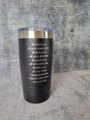 2026 Personalized Graduation Tumbler detail view by EverLee Creations