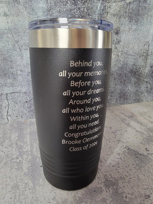 2026 Personalized Graduation Tumbler detail view by EverLee Creations