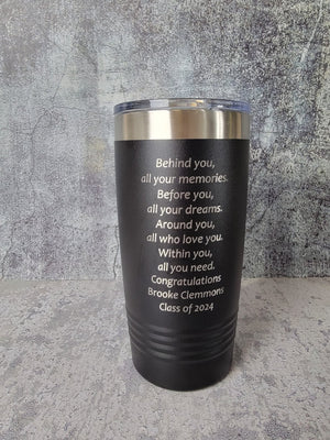 2026 Personalized Graduation Tumbler detail view by EverLee Creations