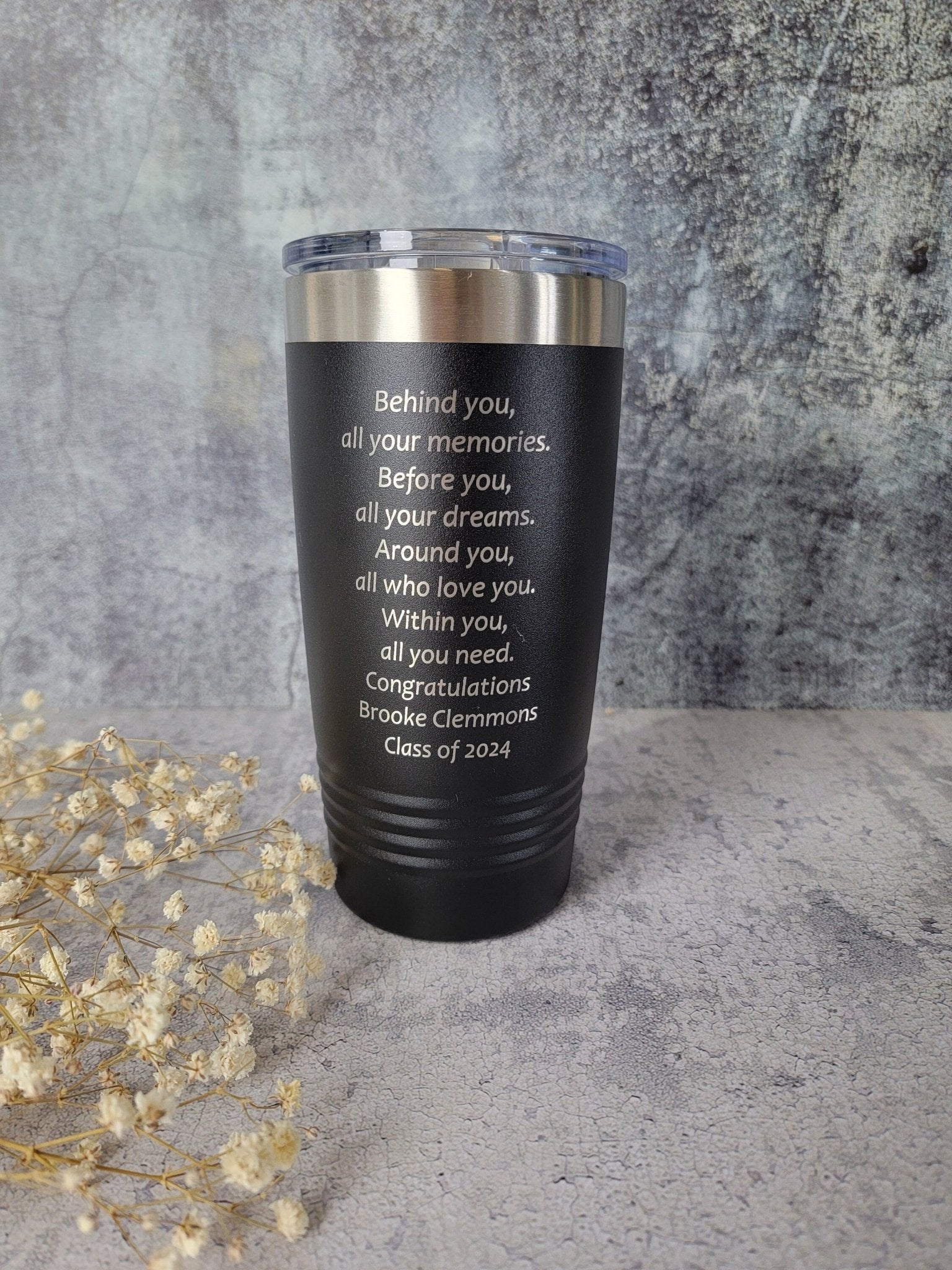 2026 Personalized Graduation Tumbler detail view by EverLee Creations
