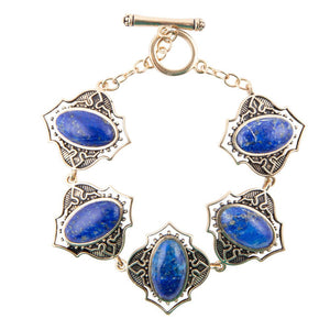 Phantom Lapis Toggle Bracelet by Barse Jewelry