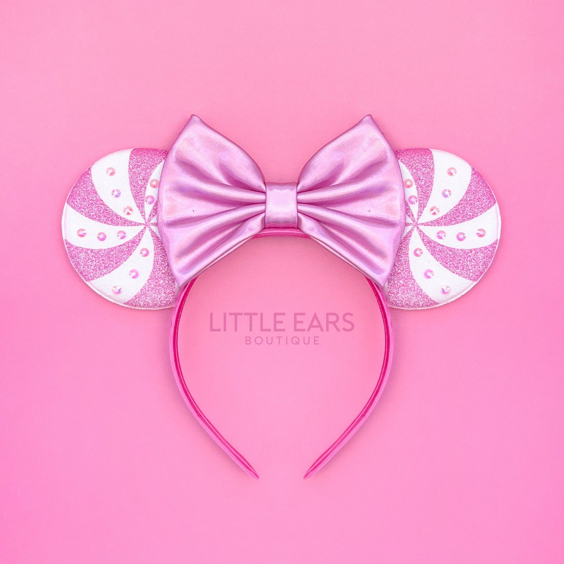 Pink Candycane Ears by Little Ears Boutique, Southern food gift detail photo 2