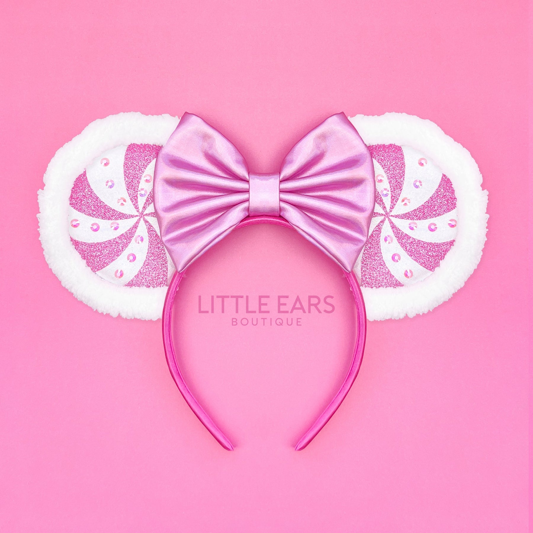 Pink Candycane Ears by Little Ears Boutique, Southern food gift main product photo