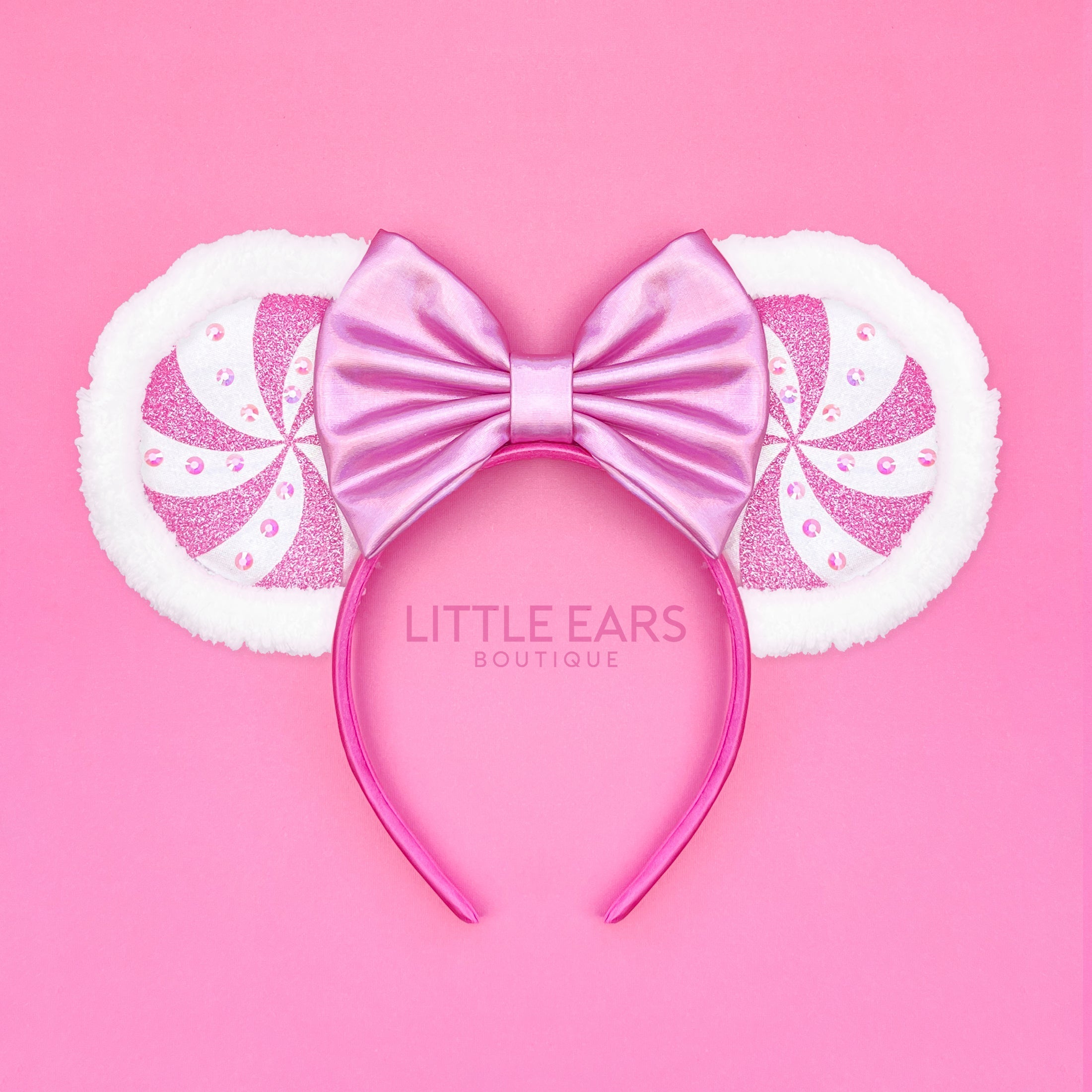 Pink Candycane Ears by Little Ears Boutique, Southern food gift main product photo
