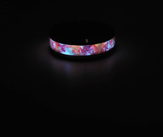The Pink on Purpose Memorial Ring by Cotton Street Art Company, handmade jewelry detail photo 3