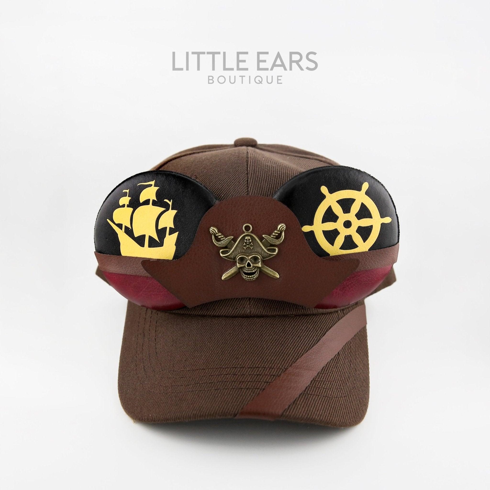 Pirates Leather Hat by Little Ears Boutique, Southern lifestyle apparel main product photo