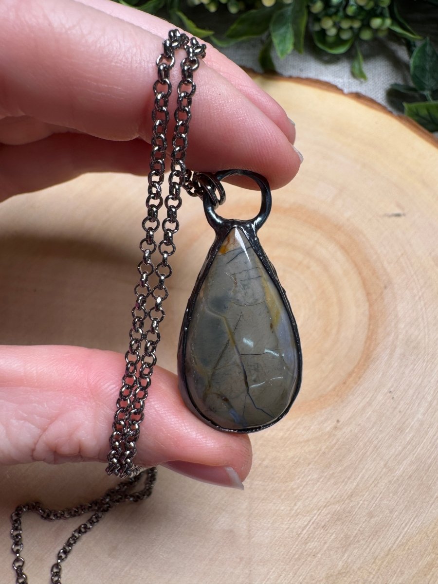 Polychrome Jasper Necklace by Copper Ashes